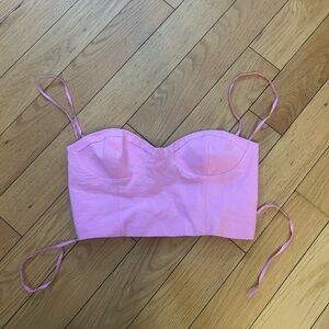 🌹5 for $50🌹Barbie Hot Pink Bustier Crop Top